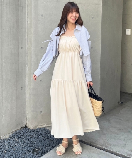 肩リボンキャミワンピース/MAJESTIC LEGON(マジェスティックレゴン