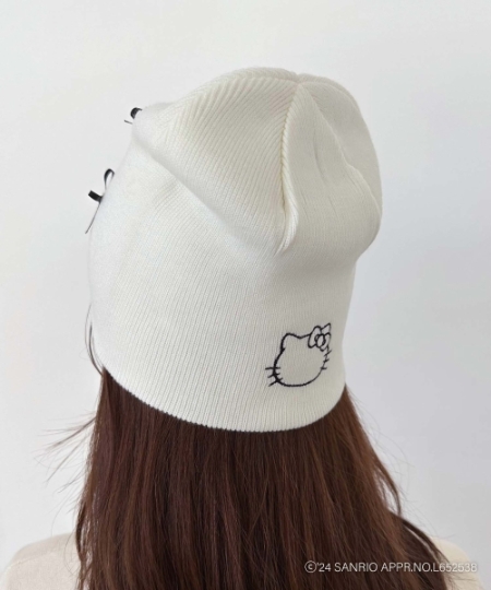 ハローキティ プチリボンニットCAP/MAJESTIC LEGON(マジェスティック
