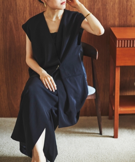 バックシアージレセットアップドレス/le.coeur blanc(ルクールブラン