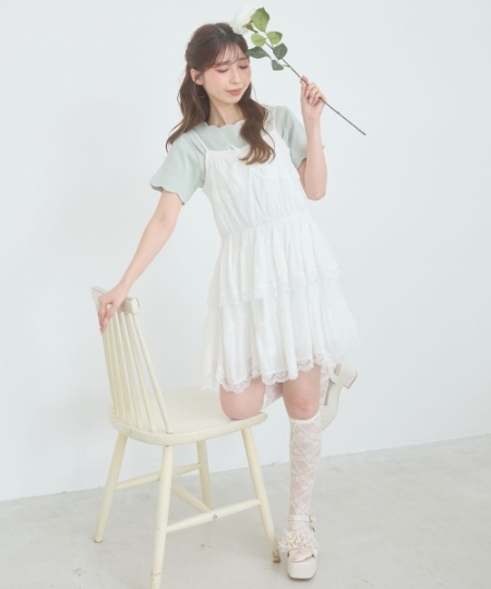 スカラップデザイントップス/MAJESTIC LEGON(マジェスティックレゴン