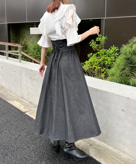 ハイウエストLadyフレアスカート/MAJESTIC LEGON(マジェスティック