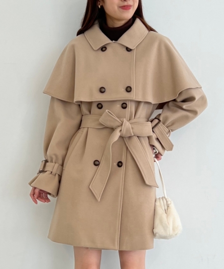 ケープセットミディコート/MAJESTIC LEGON(マジェスティックレゴン