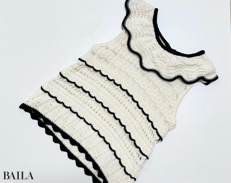 ZARA（ザラ）】一枚でサマになる！ クロシェニットで猛暑日もおしゃれ