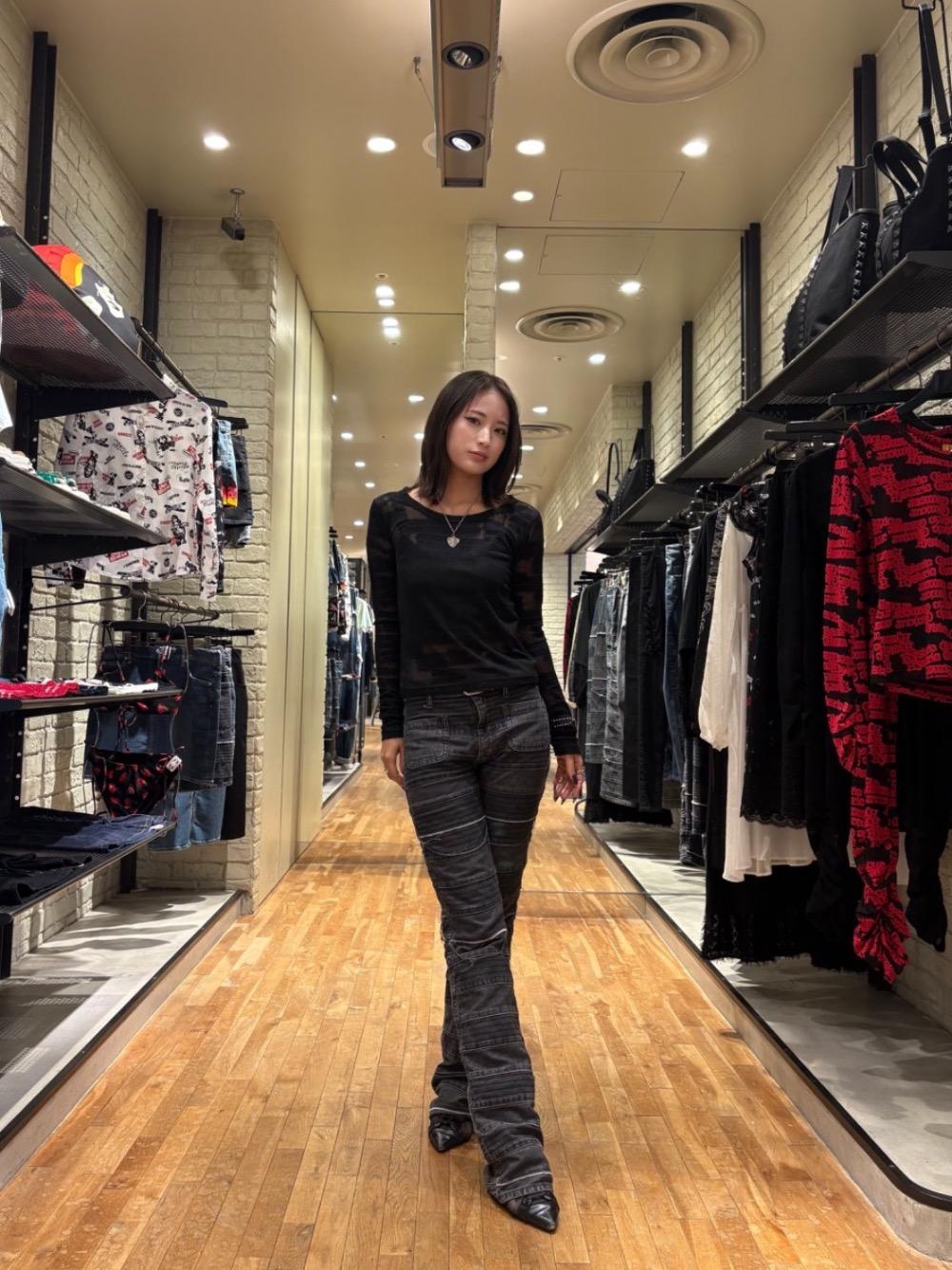 8854. HYSTERIC GLAMOUR オールインワン スカル 8854. HYSTERIC