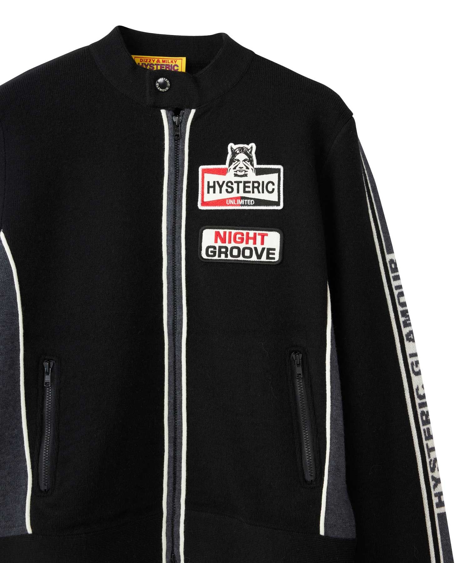 UNLIMITEDワッペン シングルライダース|HYSTERIC GLAMOUR WOMEN