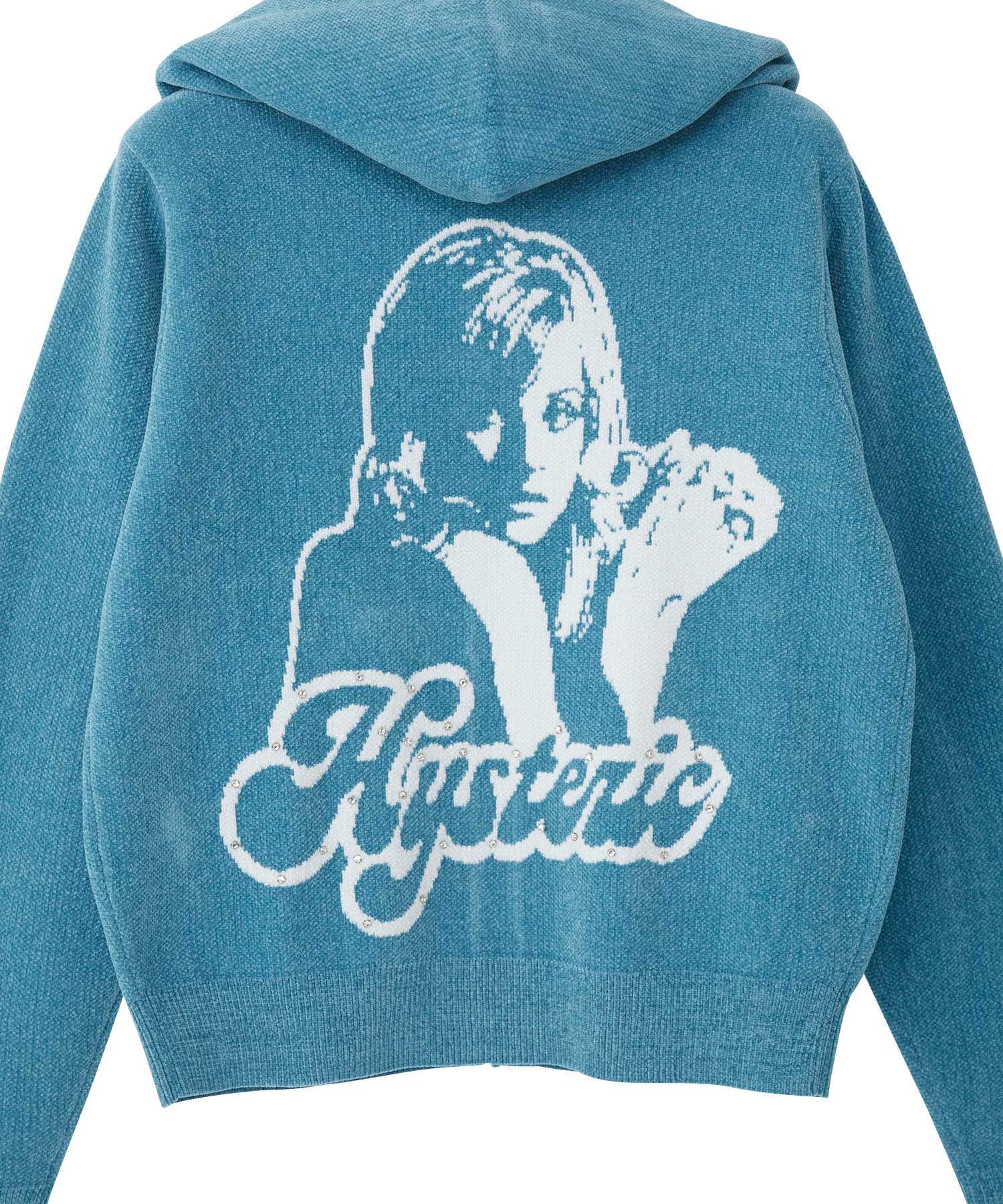 HYSTERIC GIRL編込 パーカー|HYSTERIC GLAMOUR WOMEN | HYSTERIC