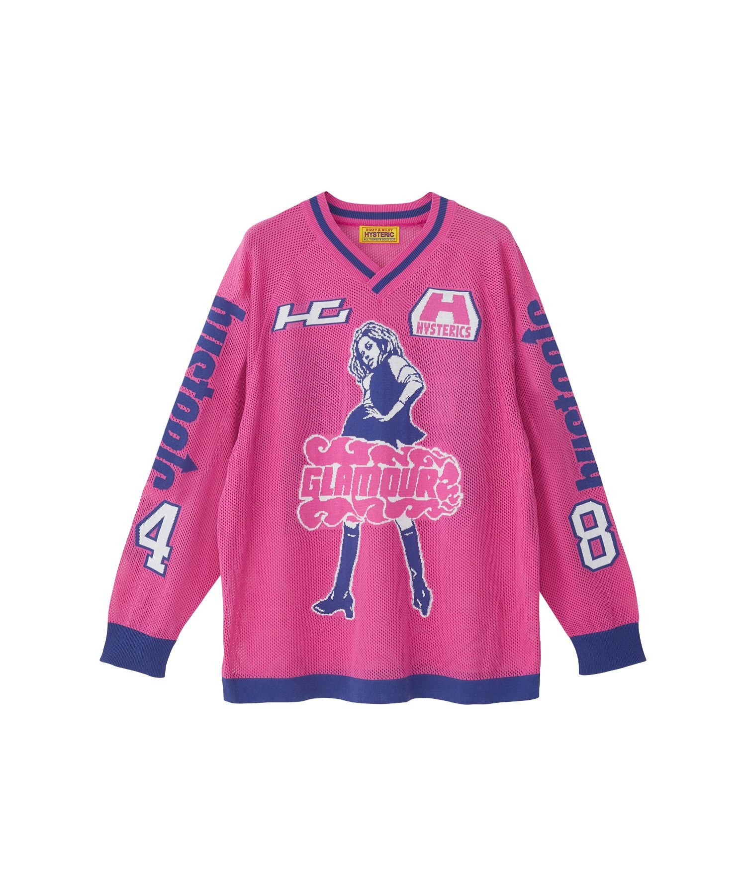 HYSTERIC84ジャカードメッシュ プルオーバー|HYSTERIC GLAMOUR WOMEN