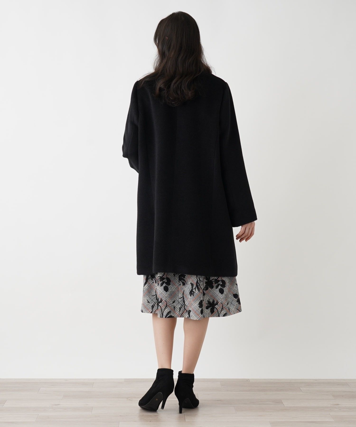 アルパカ混スタンドカラーコート|レリアン プラスハウス | レリアン