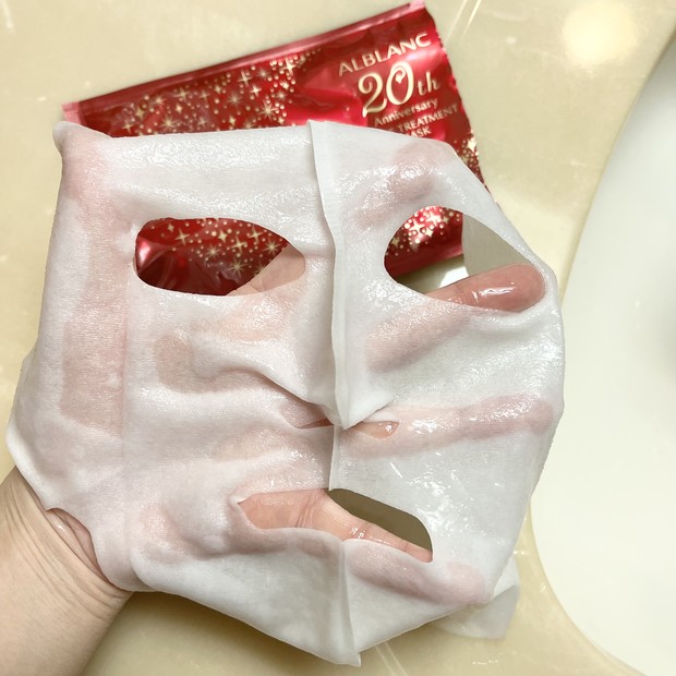 20周年を迎えたALBLANCから限定発売！1枚1,000円超えのシートマスクは