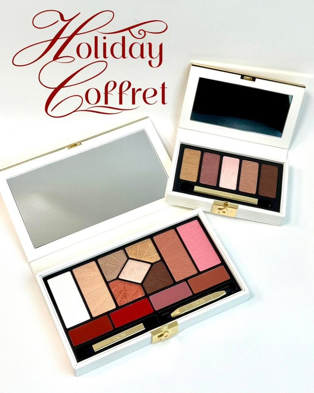 ディオールのホリデー限定パレット2種をスウォッチ！ 特別感溢れる豪華