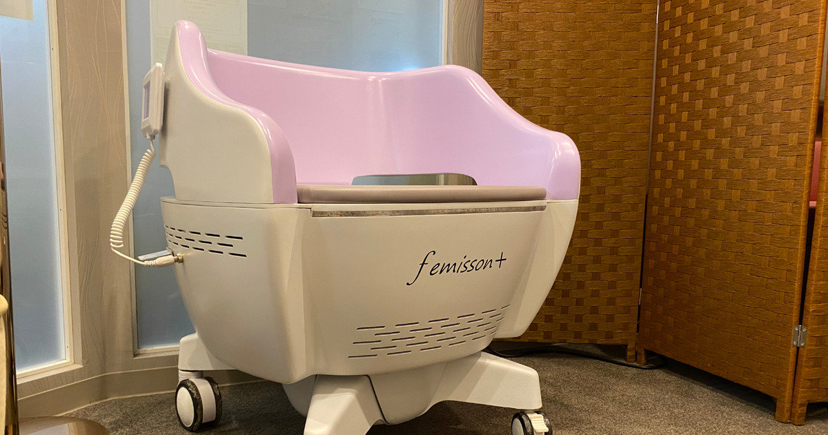 オレンジ、水色、骨盤底筋 トレ一ニングチェア EMS 電磁パルス 椅子