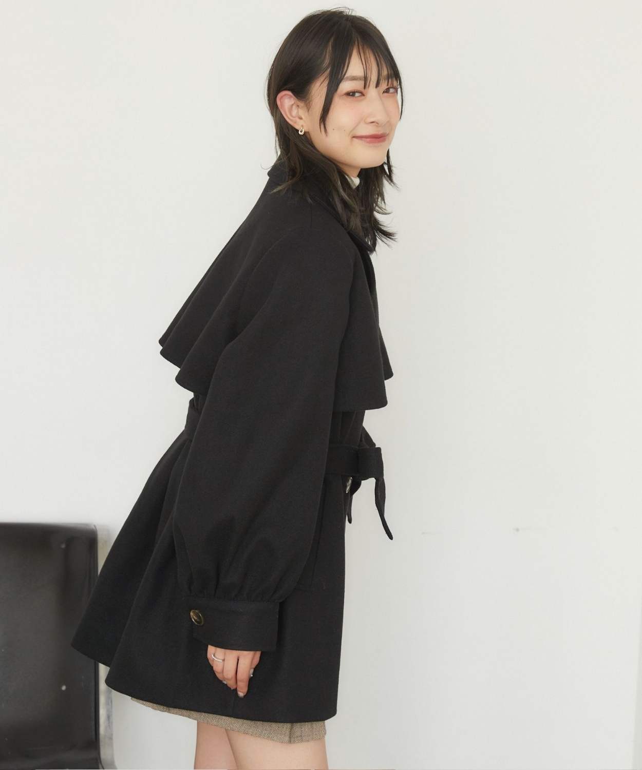 共ベルト付ケープコート|RETRO GIRL | RETRO GIRL ONLINE STORE レトロ