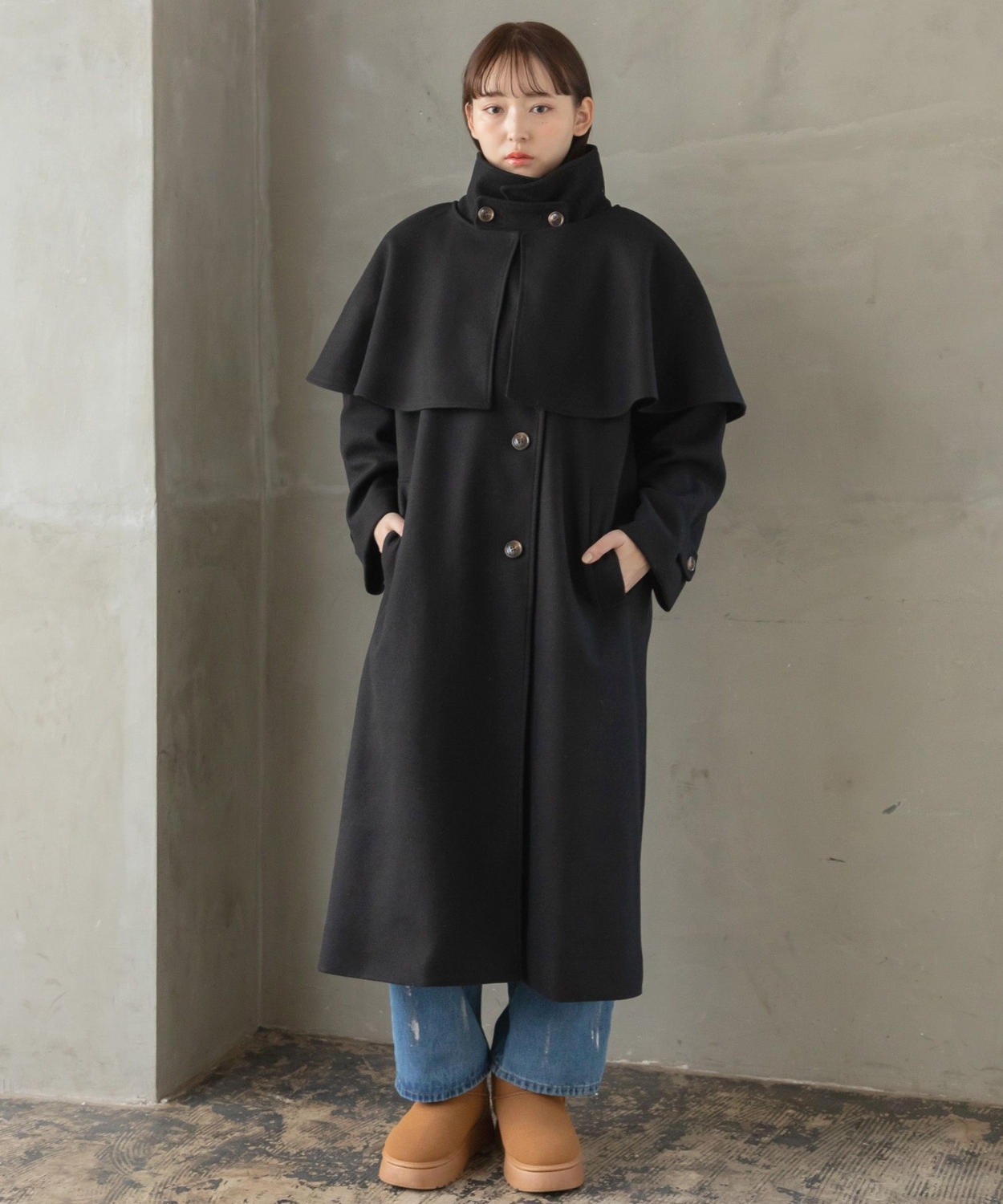 2wayスタンドネックコート|RETRO GIRL | RETRO GIRL ONLINE STORE