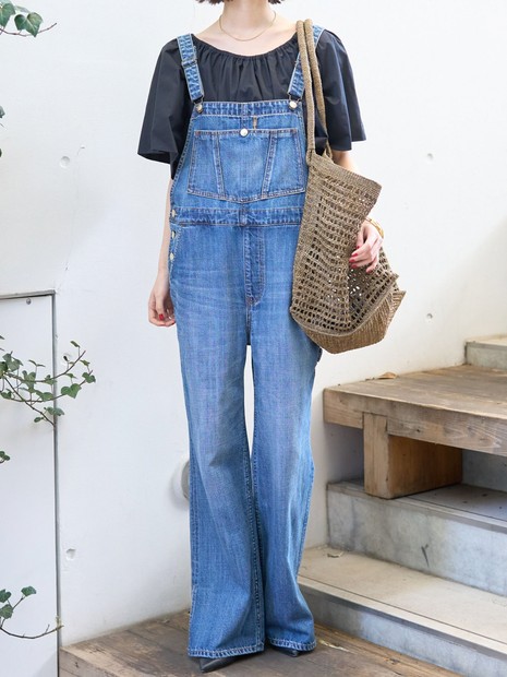 RED CARD/ レッドカード】別注 Nomad デニムオーバーオール｜Rouge vif