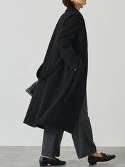 ロングセラー】ベルト付きロングコート｜abahouse mavie / アバハウス