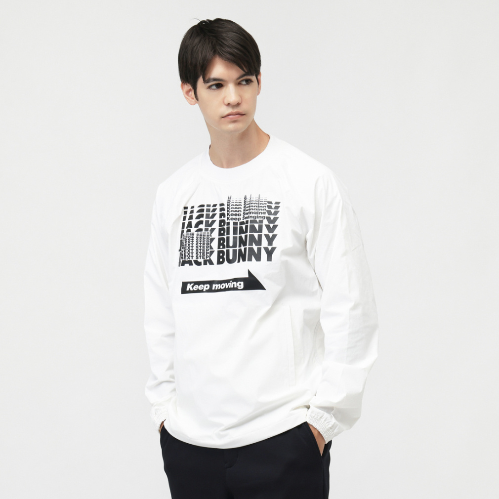 ジャック バニー ゴルフウェア 長袖ウインドブレーカー 秋 冬 ナイロン