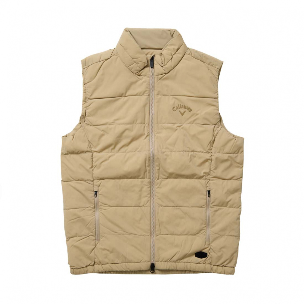 キャロウェイ ゴルフウェア ダウンベスト 秋 冬 ストレッチナイロン