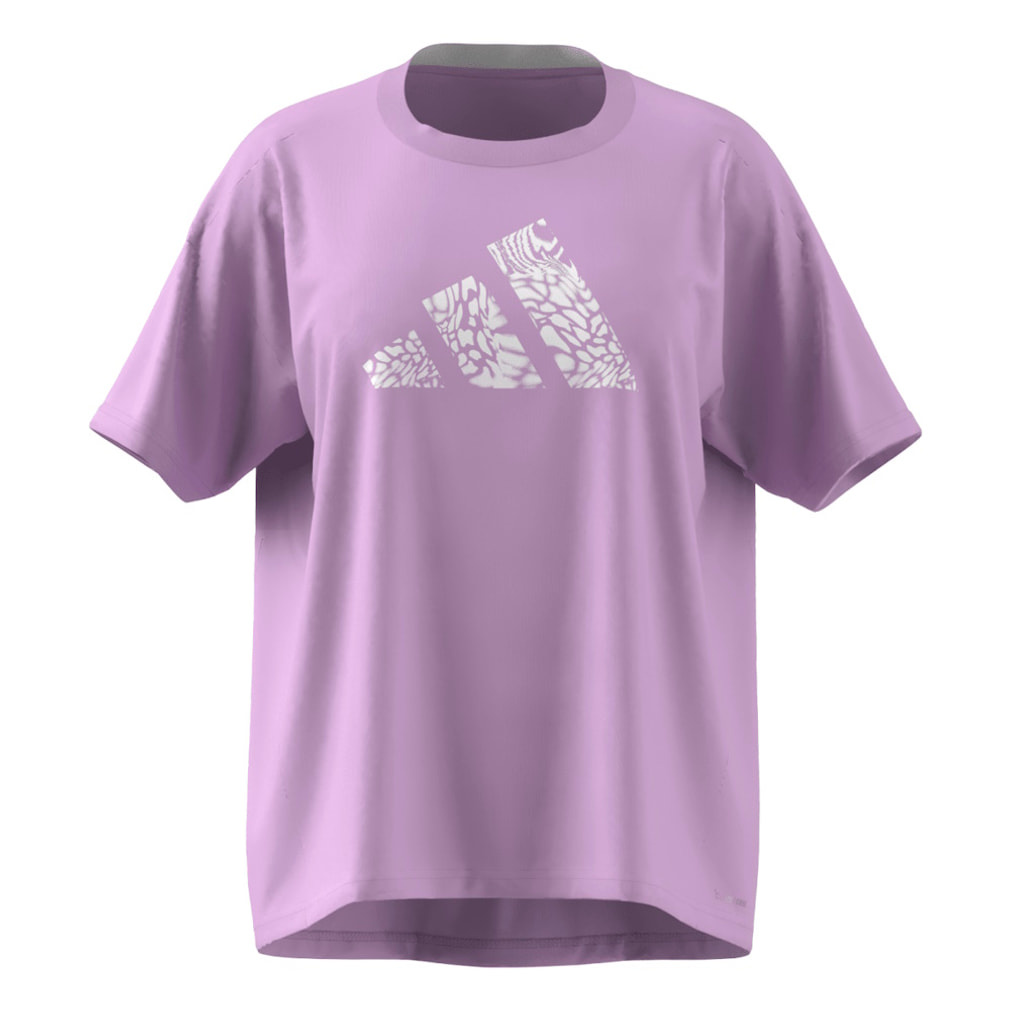 アディダス レディース 半袖機能Tシャツ W CAMO LOGO ポリ Tシャツ AP