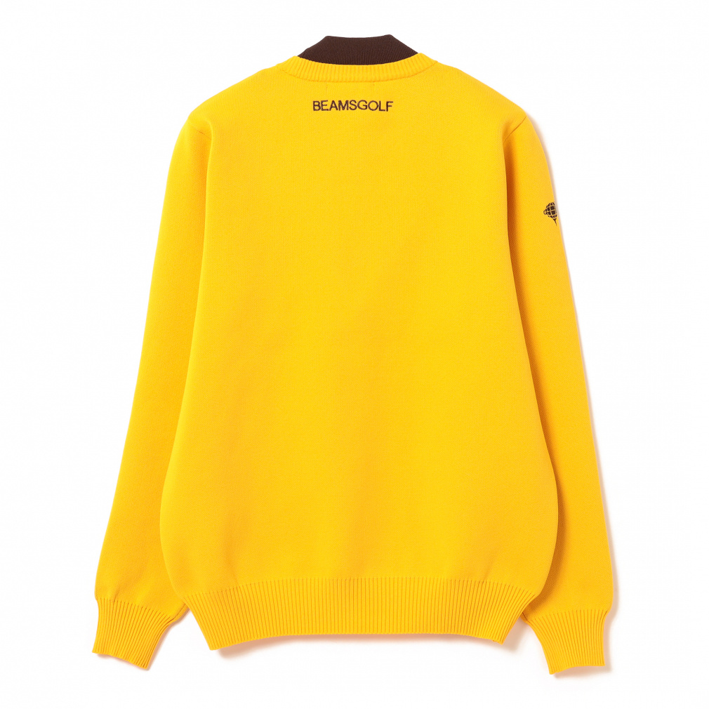 ビームスゴルフ レディース ゴルフウェア 長袖セーター 秋 冬 ORANGE