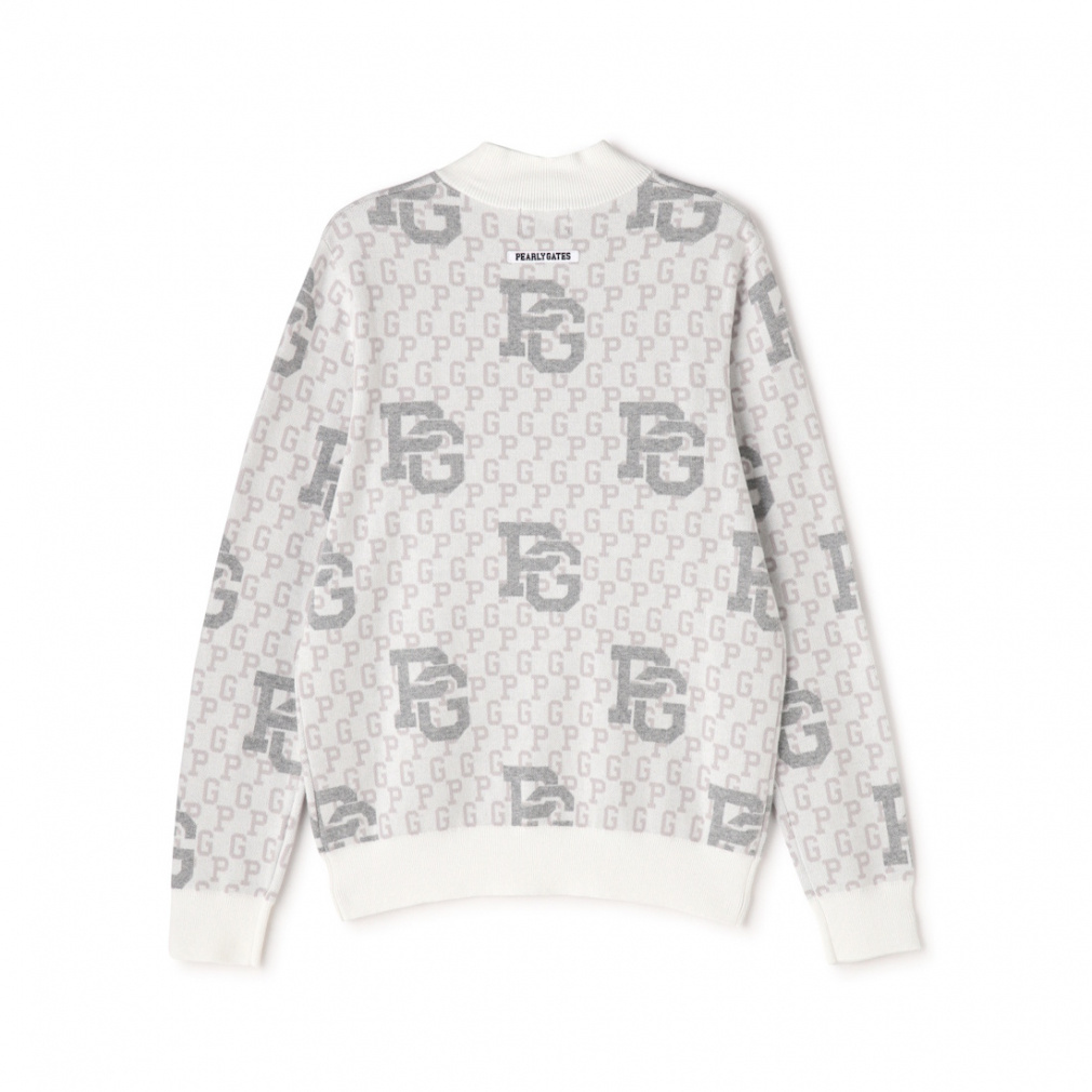 パーリーゲイツ レディース ゴルフウェア 長袖セーター 秋 冬 カシミヤ