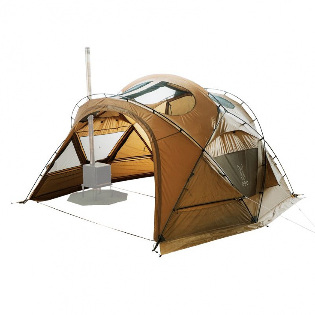ディーオーディー ガシーンドーム 4人用 T4-209-BR キャンプ ドーム