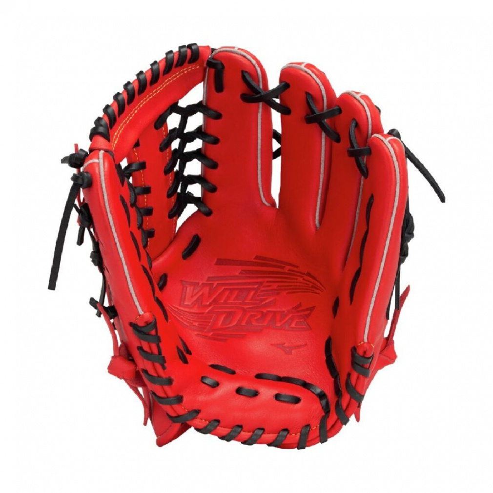 ミズノ 軟式用WILL DRIVE RED IBE 外野手向け サイズ14 1AJGR32807