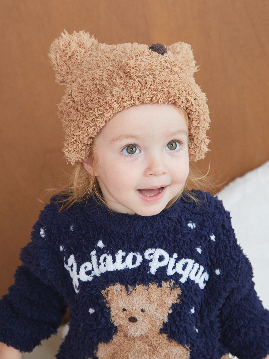 HOLIDAY】【BABY】ジェラートスノーベアジャガードプルオーバー(ニット