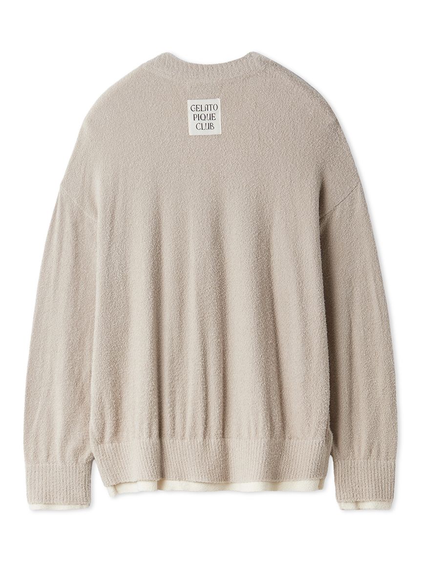 HOMME】レイヤードホットスムーズィーカーディガン(カーディガン