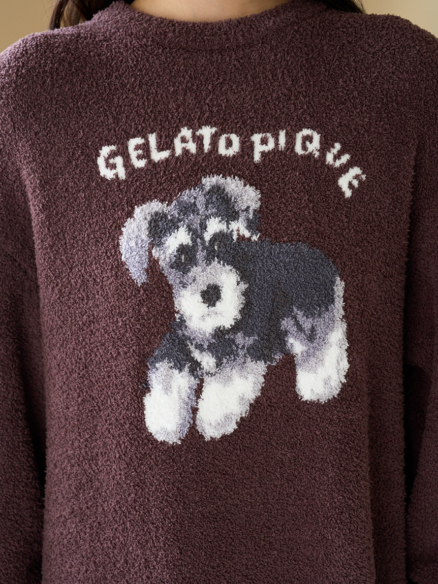 ONLINE限定】DOG ジャガードワンピース(ワンピース)｜ルームウェア