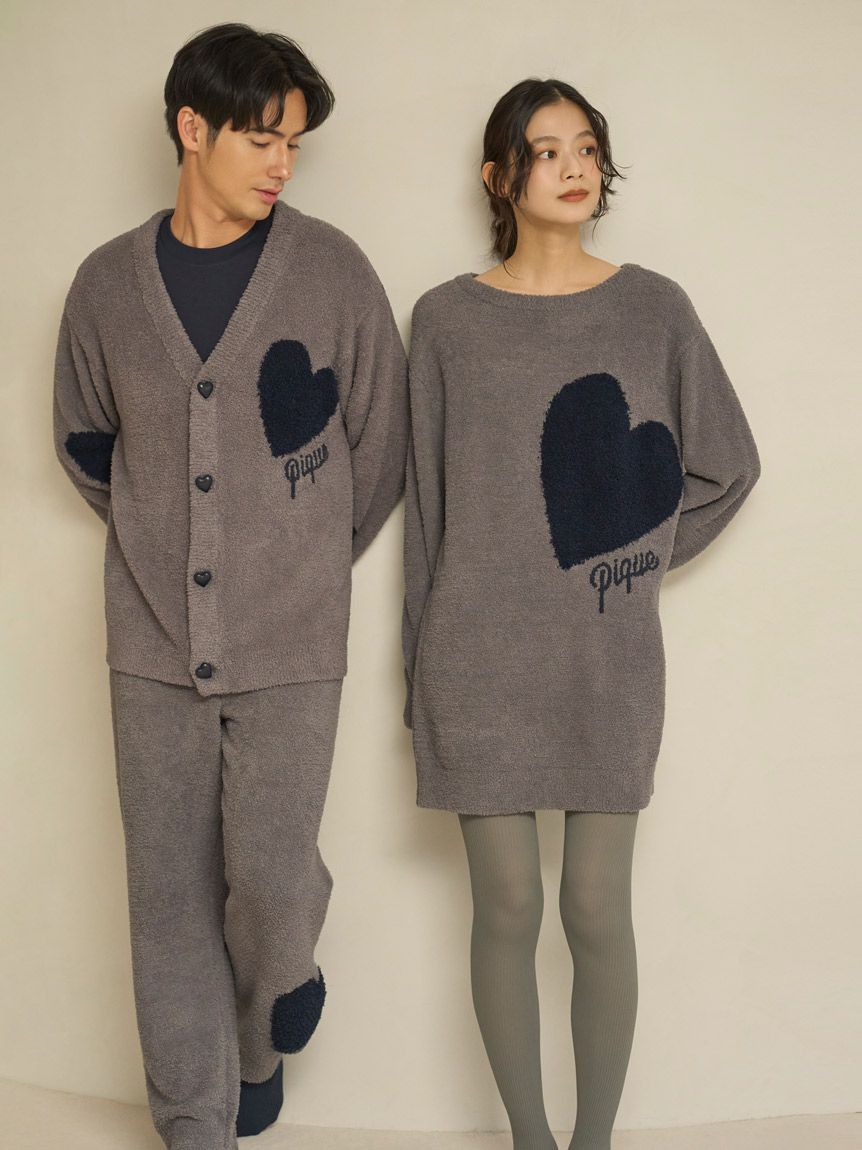 ONLINE限定】ハートジャガードワンピース(ワンピース)｜ルームウェア