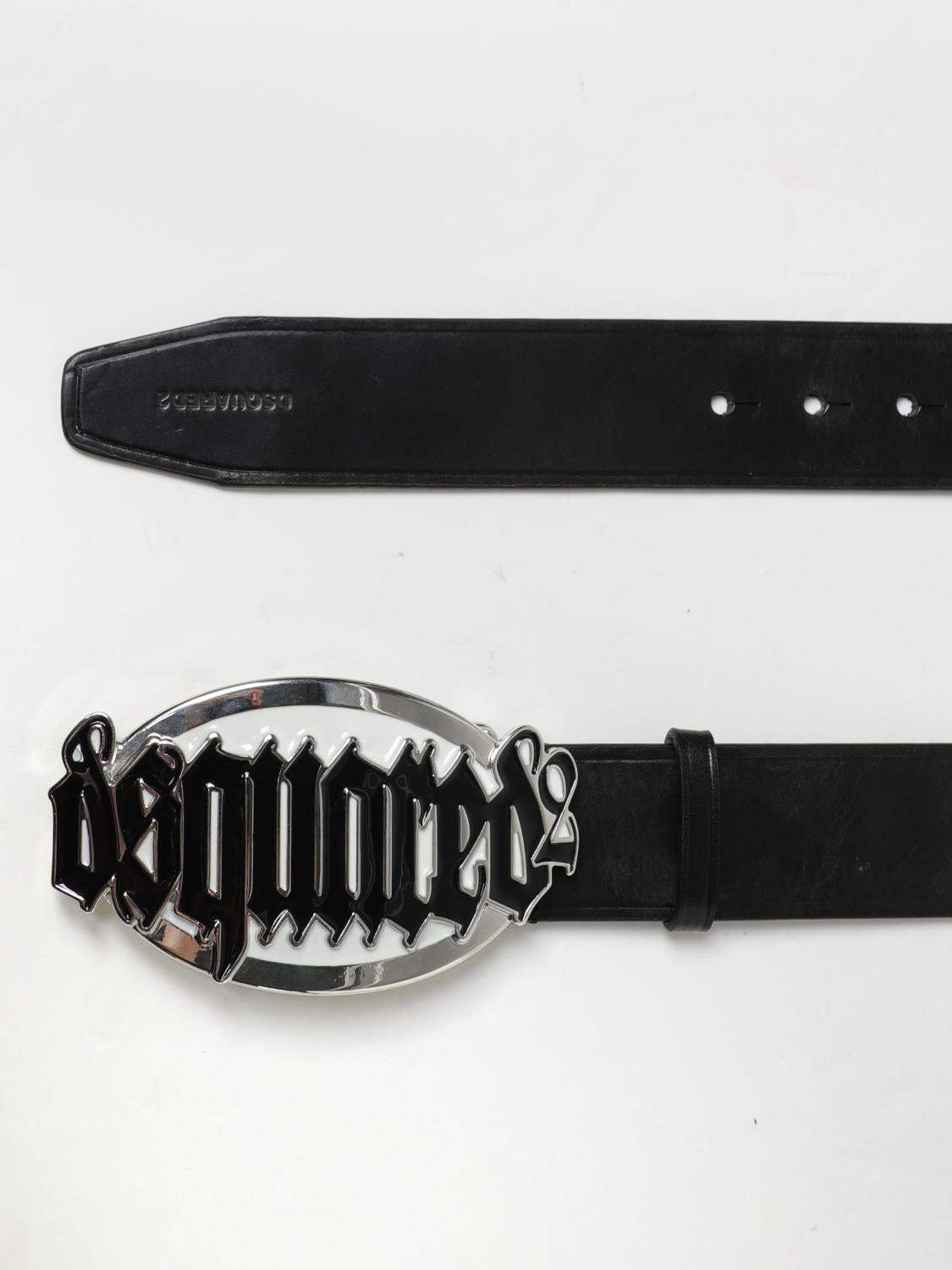Dsquared2 leather belt - Black | BEM055212900001 | GIGLIO.COM