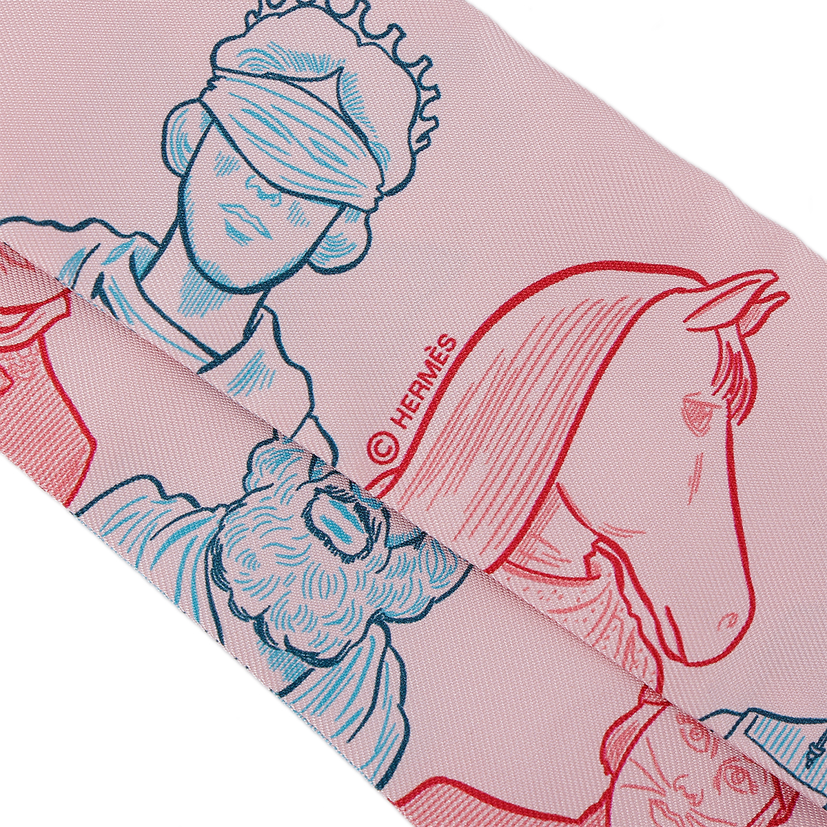 HERMÈS エルメス ツイリー ドレスコード ピンク - GINZA XIAOMA
