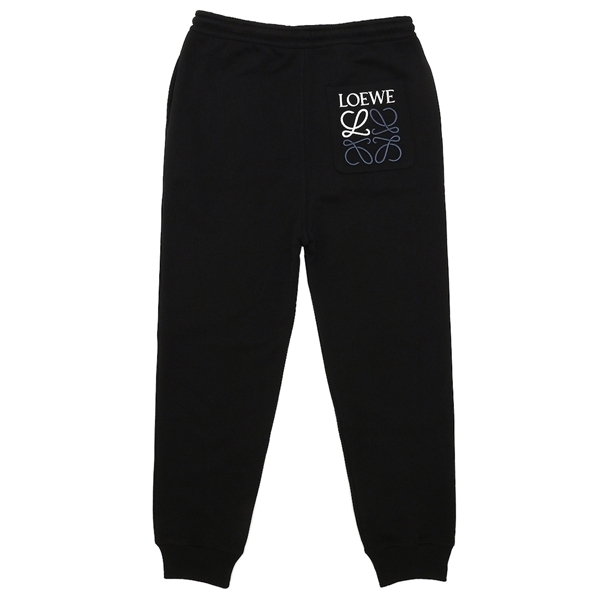 ロエベ パンツ アナグラムジョギング ブラック メンズ LOEWE