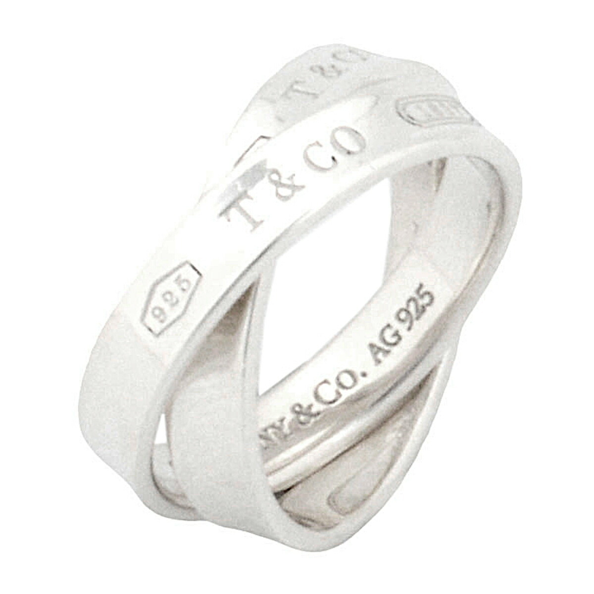 ティファニー 1837 インターロッキング サークル リング 指輪 シルバー