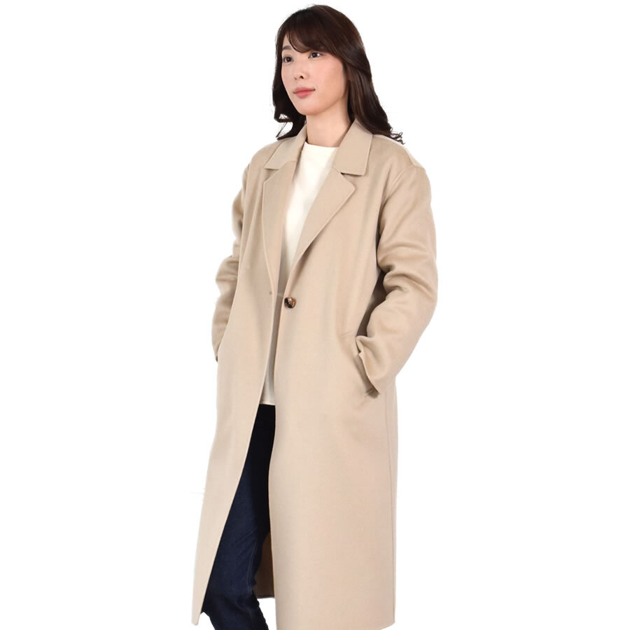 ラッピング無料】チェスターコート レディース ダブルフェイスコート