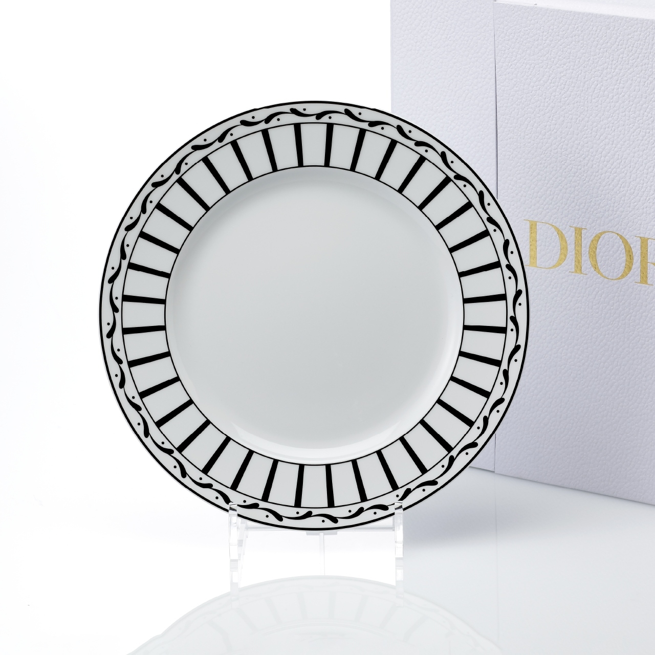 DIOR ディオール ディナープレート Monsieur Dior 27cm 名入れ彫刻代