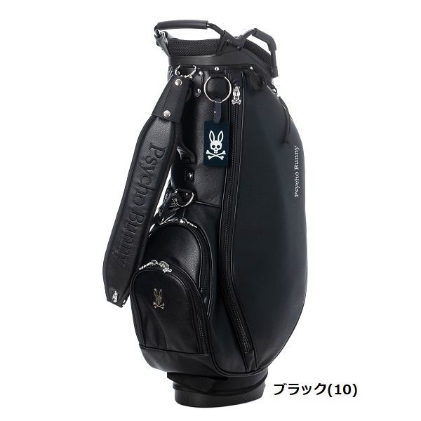 サイコバニー ゴルフ スタンドキャディバッグ ヘッドカバー付き BLACK