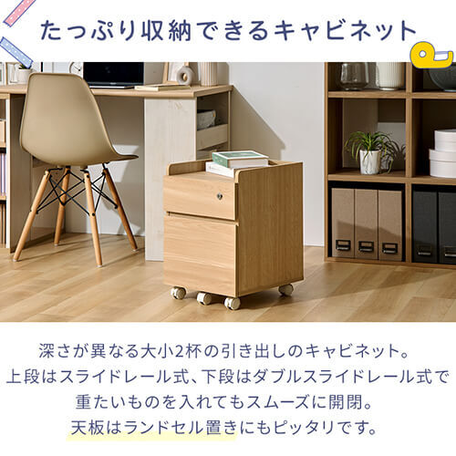 収納家具 デスクキャビネット CABINET キャビネット FJ-029-IRデスク脇