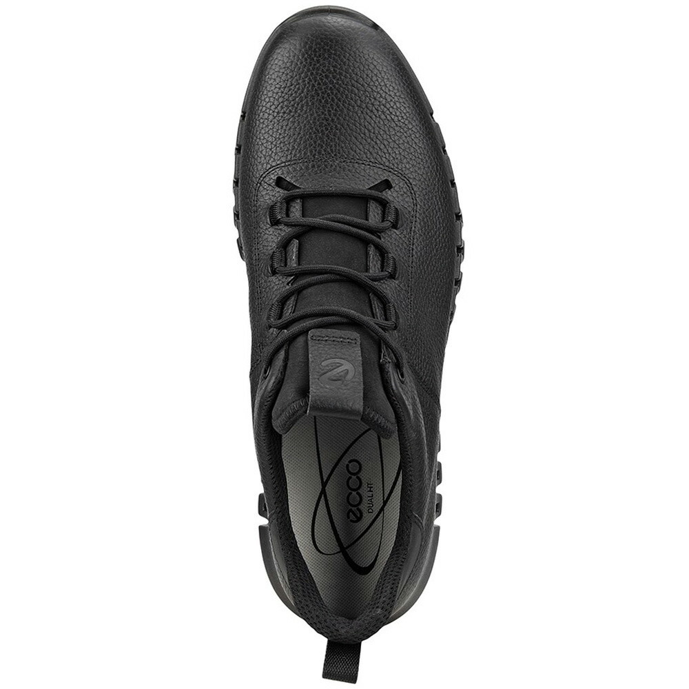 エコー ECCO メンズ レザー 防水 ゴアテックス スニーカー ブラック 黒