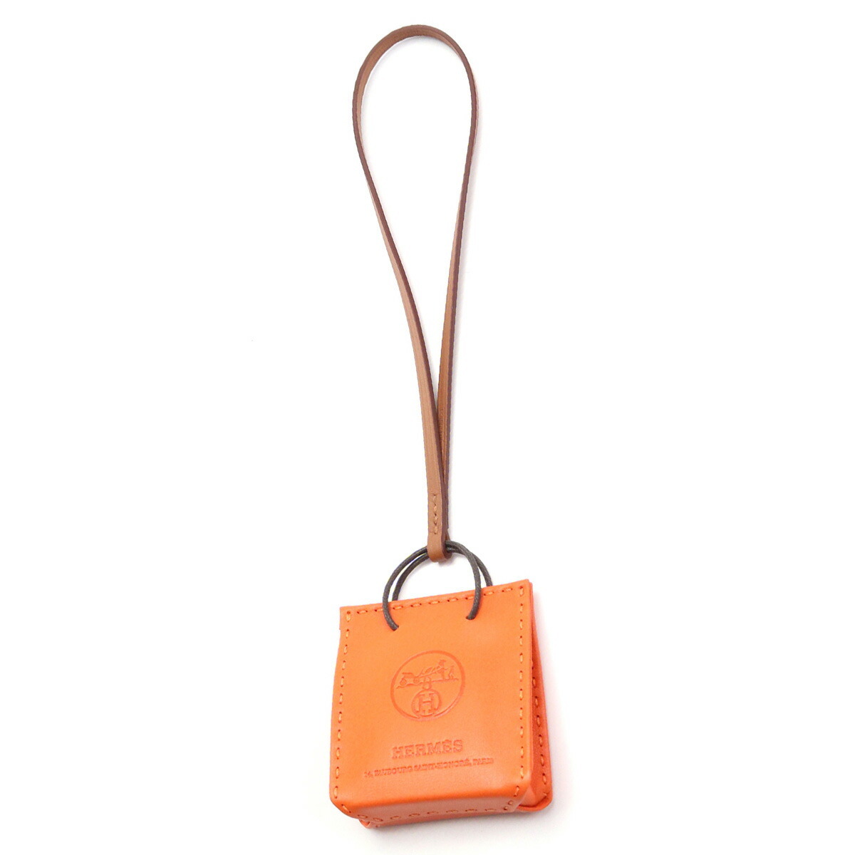 エルメス ブランド バッグチャーム レディース レザー フランス サック