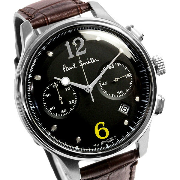 ポールスミス 腕時計 メンズ クロノグラフ 革ベルト 本革レザーベルト