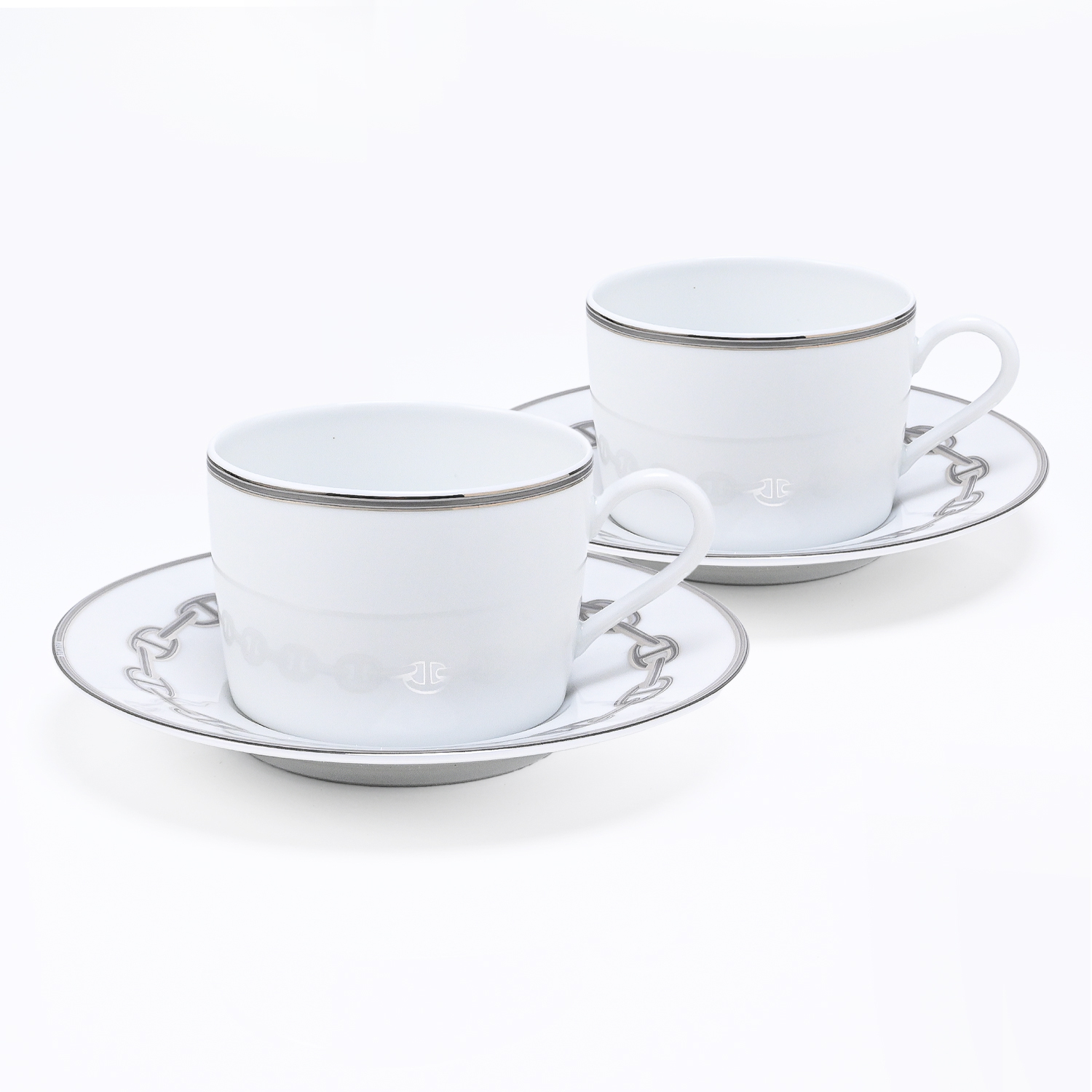 エルメス 食器 HERMES シェーヌダンクルプラチナ 004116P2 ティー