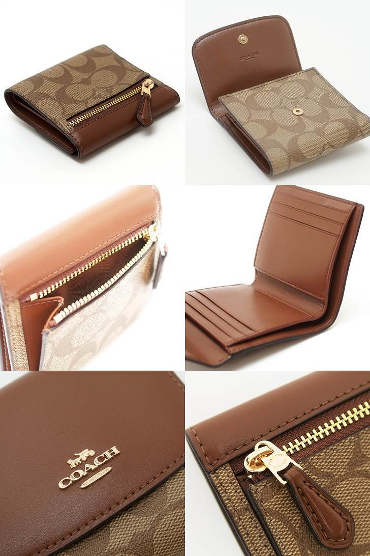 コーチ 財布 COACH 三つ折り 財布 レディース レザー 87589IME74