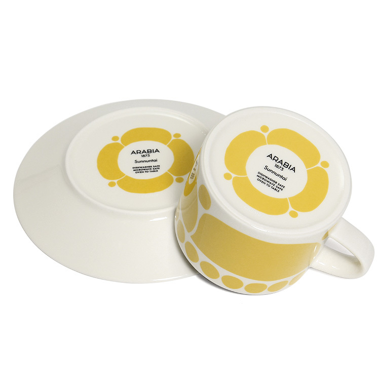 アラビア スンヌンタイ 100640/41 ティーカップ＆ソーサー 280ml 復刻