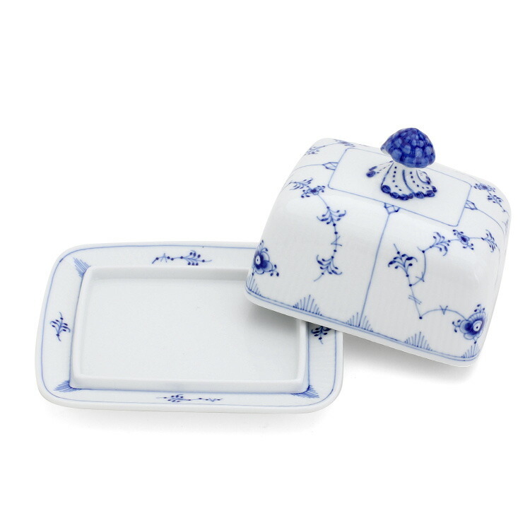 ロイヤルコペンハーゲン 102 ブルーフルーテッド プレイン 442 バター