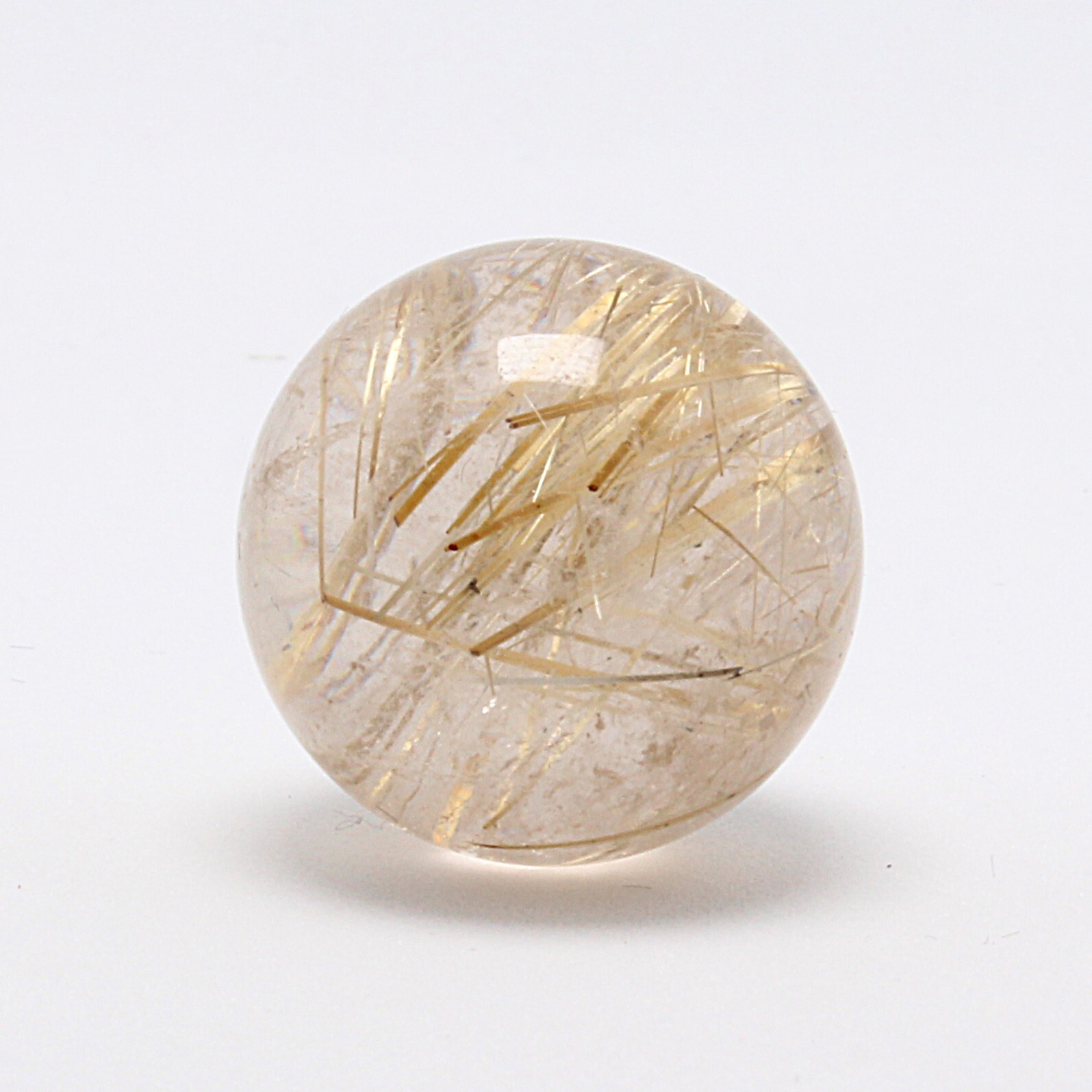 金針の数がハンパない］一点物 ゴールド タイチンルチル スフィア