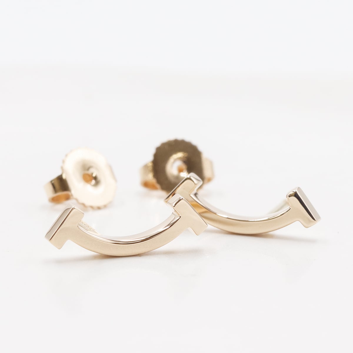 ティファニー ピアス k18 Tスマイル ローズゴールド K18RG 36667249