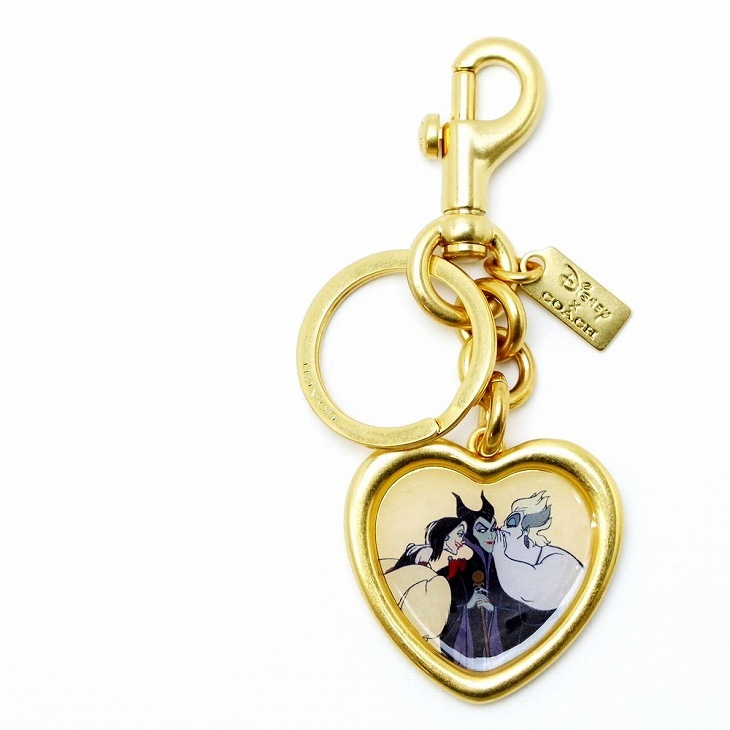 コーチ COACH キーホルダー レディース キーリング ディズニー コラボ