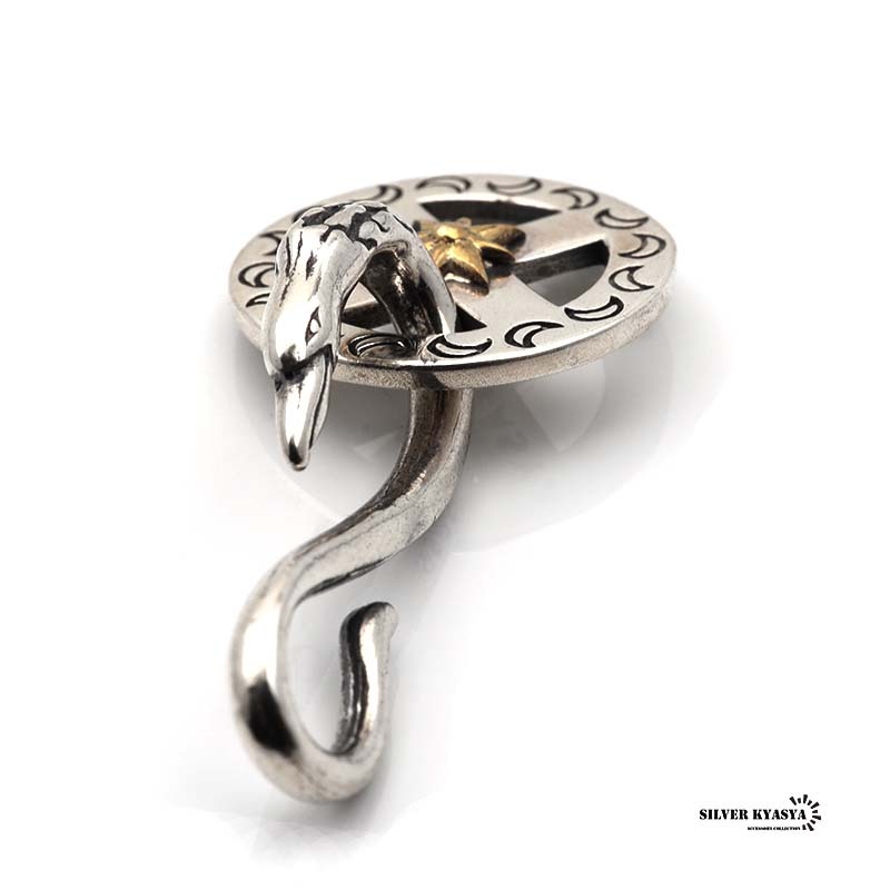 シルバー925 太陽メディスンホイール イーグルヘッドフック セット