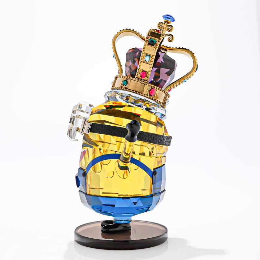 スワロフスキー フィギュア ミニオンズ キング ボブ クリスタル